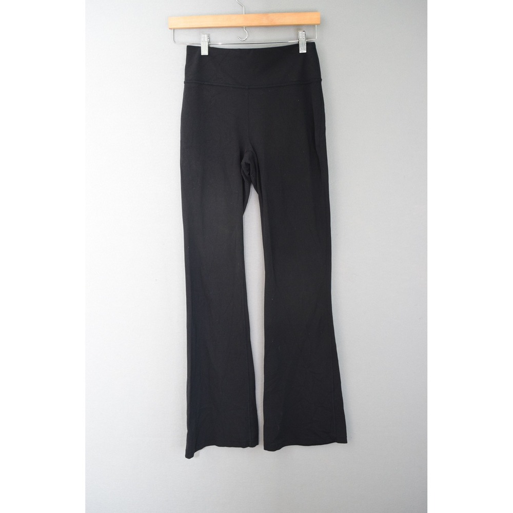 Lululemon Groove Nulu Pant 6 Black High Rise Flare Yoga Women Activewear